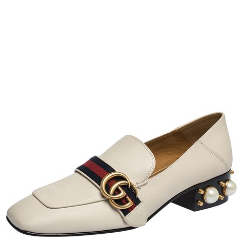 gucci shoes pearls|authentic gucci shoes women.